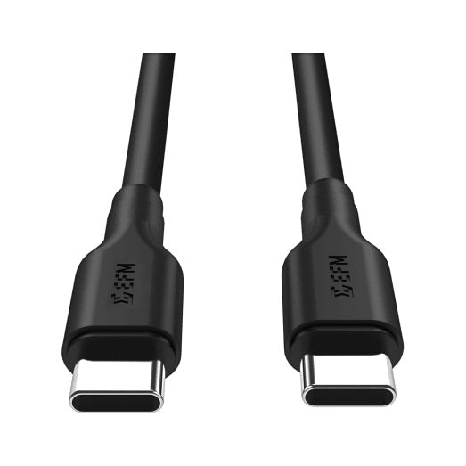 FORCE TECHNOLOGY Type-C to Type-C Charge Cable 2M - Black (EFPC2CU932BLA), Optimal Charge and Data Speeds, Optimal Charge and Sync, 360Β° Rotatable Cable