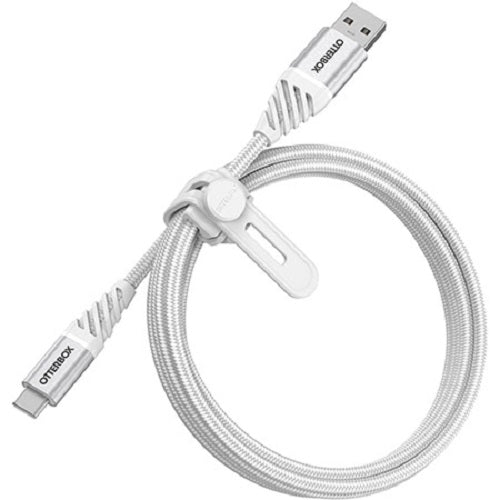 OTTERBOX USB-C to USB-A Cable 2M - Premium - Cloud White ( USB A to USB C ) - Rugged, tough and built to outlast