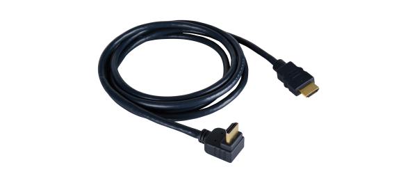 Kramer High-Speed HDMI Right Angle Cable with Ethernet - 1.80m (6ft) (Standard Cable Assemblies)
