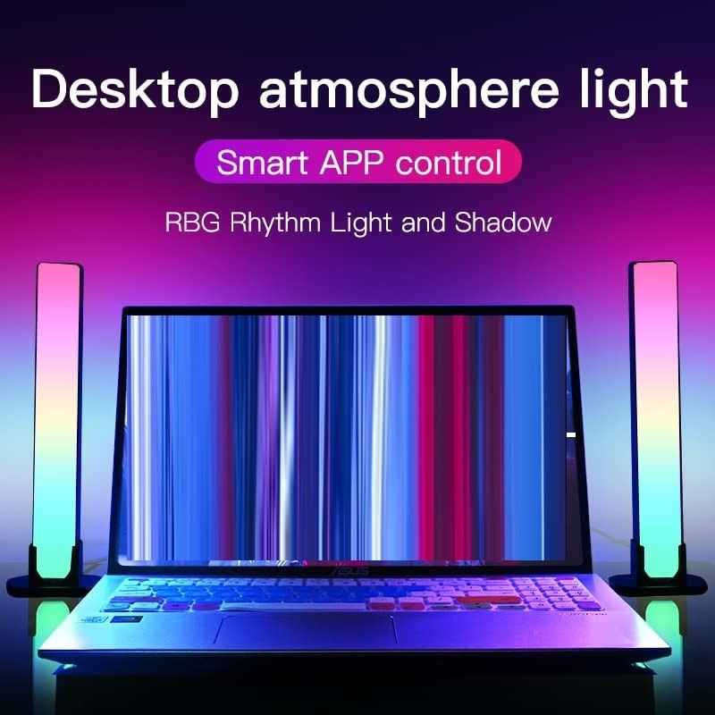 Music Sync RGB Smart LED Light Lamp with IR Remote and Smart APP Control for TV and Gaming