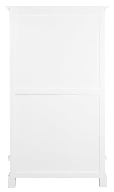 Tasmania 2 Drawer Bookcase (White)