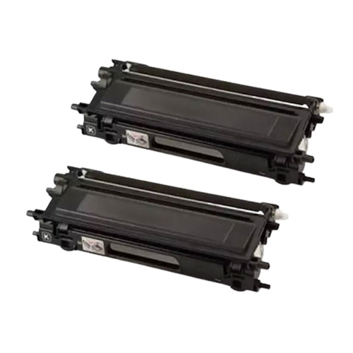 Compatible Premium 2 x TN251BK Black Toner Cartridge - for use in Brother Printers