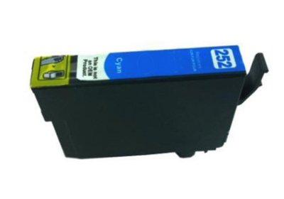 Compatible Premium Ink Cartridges 252 Standard Capacity Cyan ink - for use in Epson Printers