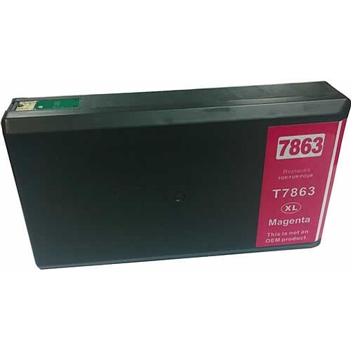 Compatible Premium Ink Cartridges T7863XL High Yield Magenta Inkjet Cartridge - for use in Epson Printers