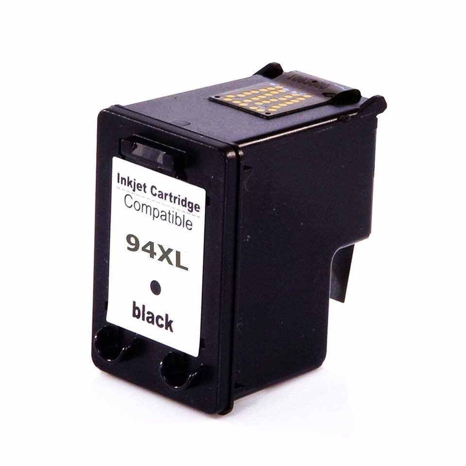 Compatible Premium Ink Cartridges 94XL High Yield Black Remanufactured Inkjet Cartridge - for use in HP Printers