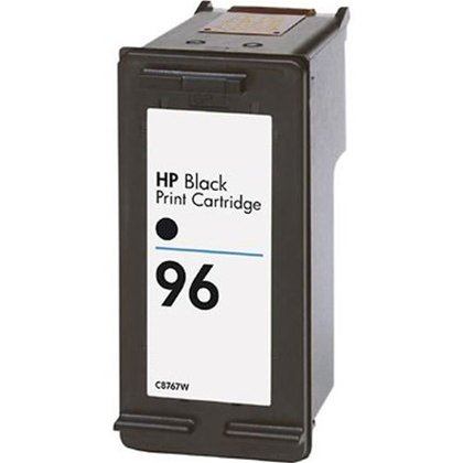 Compatible Premium Ink Cartridges 96BK Black Remanufactured Inkjet Cartridge - for use in HP Printers