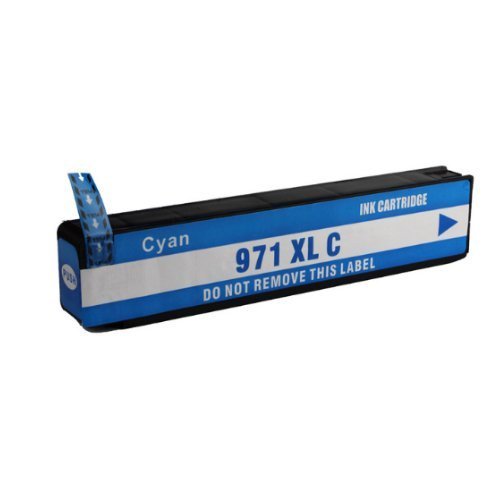Compatible Premium Ink Cartridges 971XLC High Yield Cyan Remanufacturer Inkjet Cartridge - for use in HP Printers