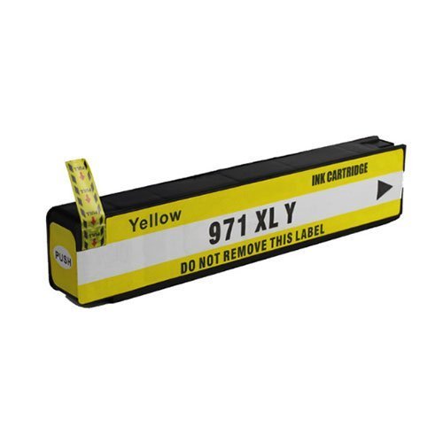 Compatible Premium Ink Cartridges 971XLY High Yield Yellow Remanufacturer Inkjet Cartridge - for use in HP Printers