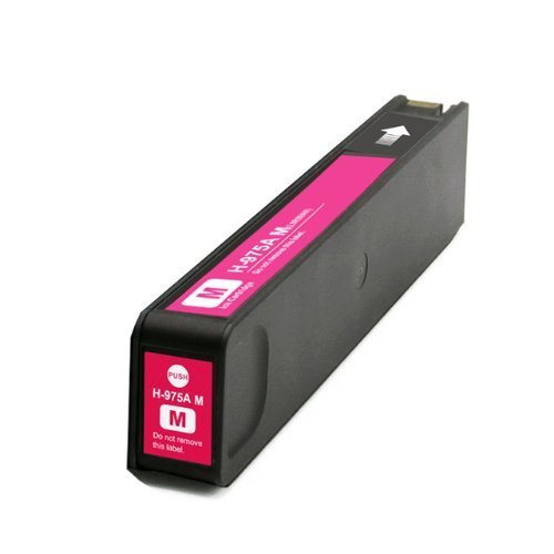 Compatible Premium Ink Cartridges 975ALM High Yield Magenta Remanufacturer Inkjet Cartridge - for use in HP Printers