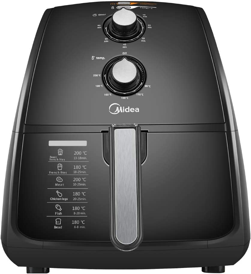 Midea 4L 1500W Multi-functional Air Fryer - Black