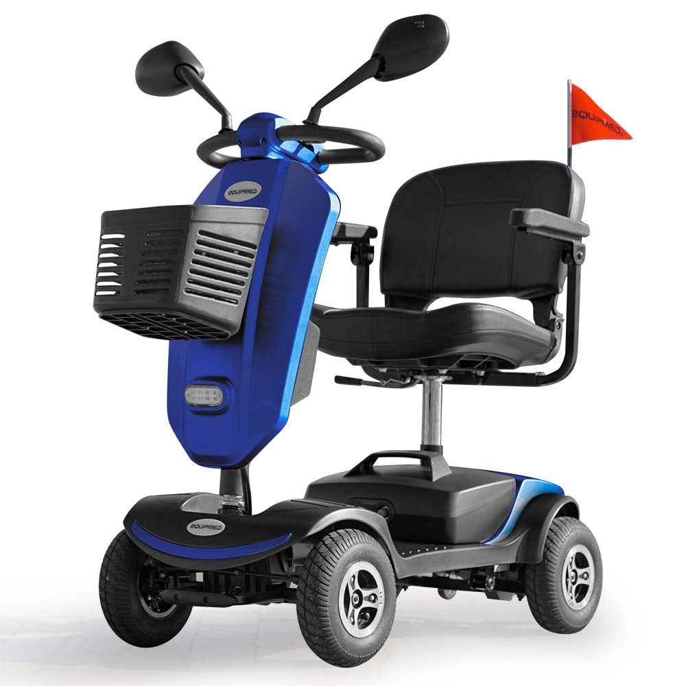 EQUIPMED Electric Mobility Scooter For Elderly Motorized Riding Older Adults Aid Portable E-Scooter