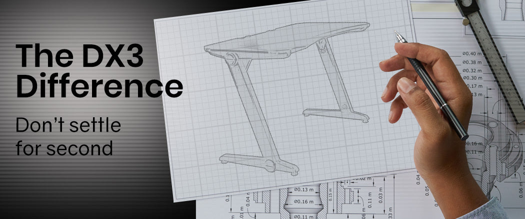 OVERDRIVE Gaming Desk 120cm Computer Black PC Blue LED Lights Carbon Fiber Look