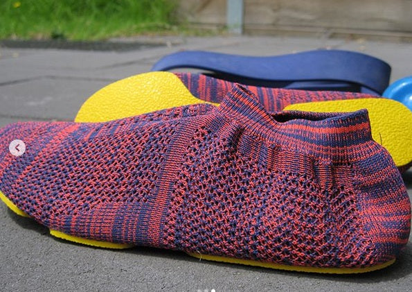 XtremeKinetic Minimal training shoes red/blue size US WOMEN(5-6) US MAN(3.5 -4.5) EURO SIZE 35-36