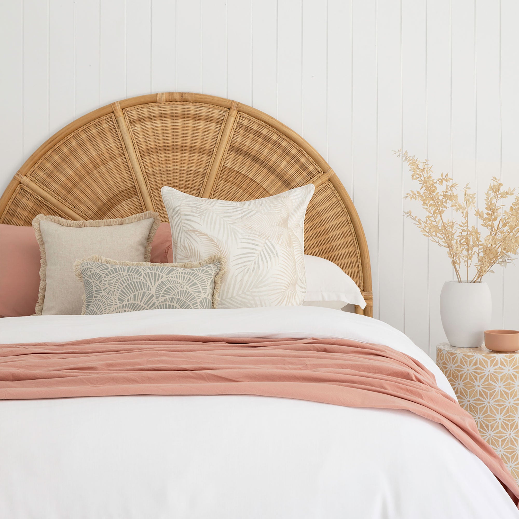 Cushion Cover-With Piping-Seminyak Biscuit-60cm x 60cm