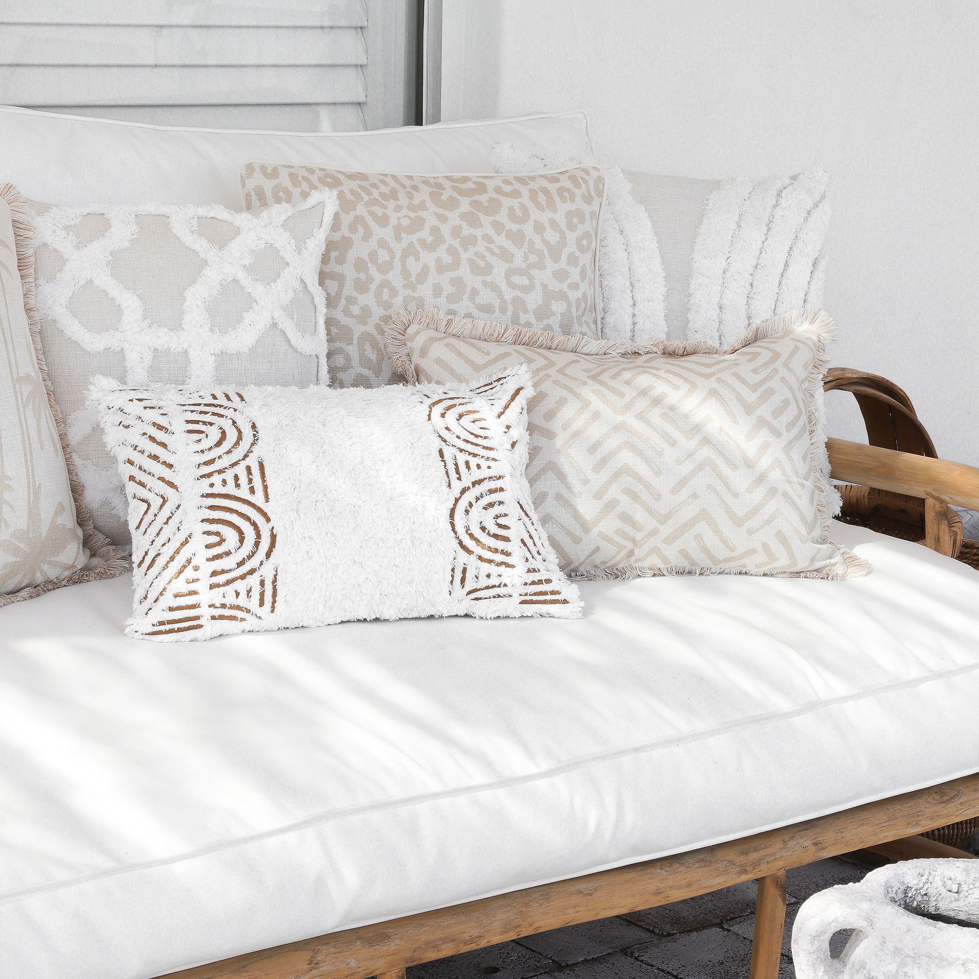 Cushion Cover-With Piping-Safari-45cm x 45cm