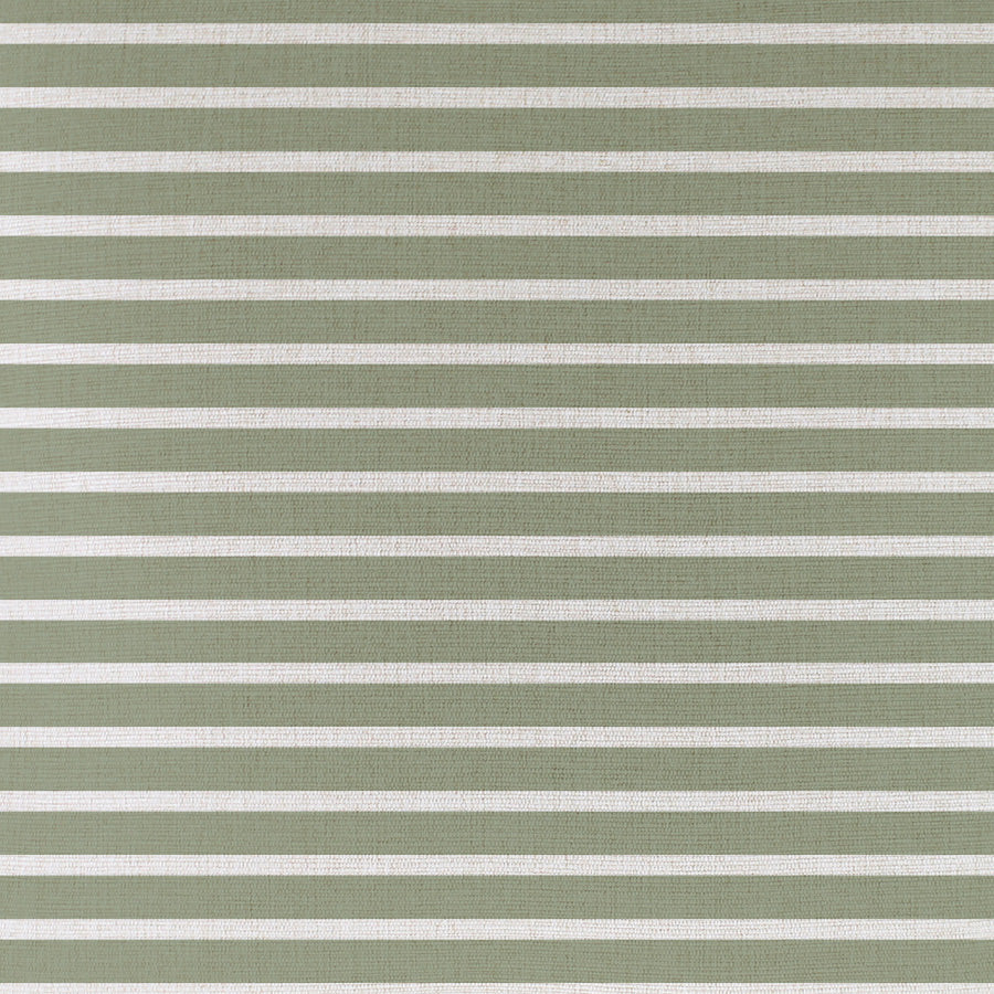 Cushion Cover-Coastal Fringe Natural-Hampton Stripe Sage-35cm x 50cm