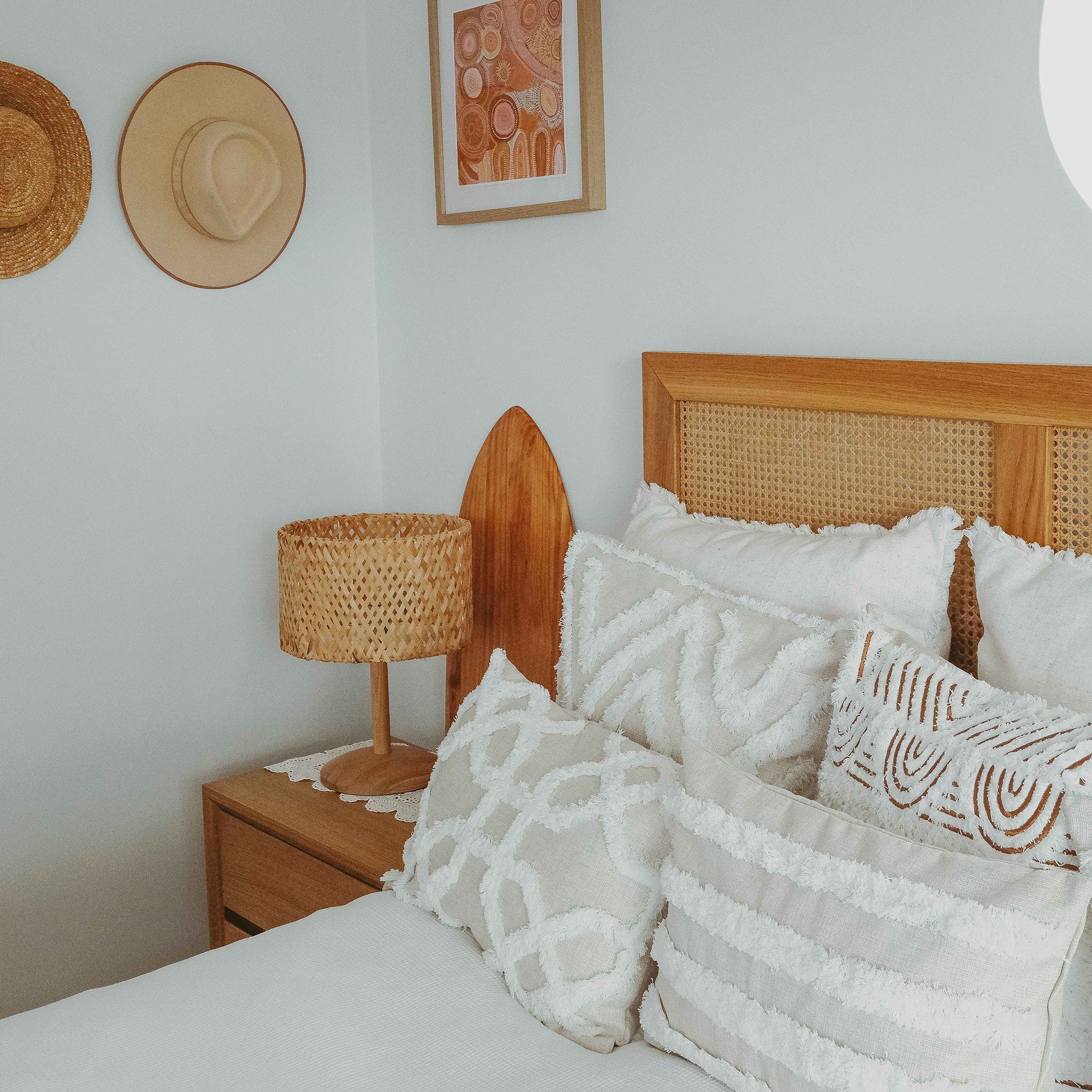 Cushion Cover-Boho Textured Single Sided-Mosman-50cm x 50cm