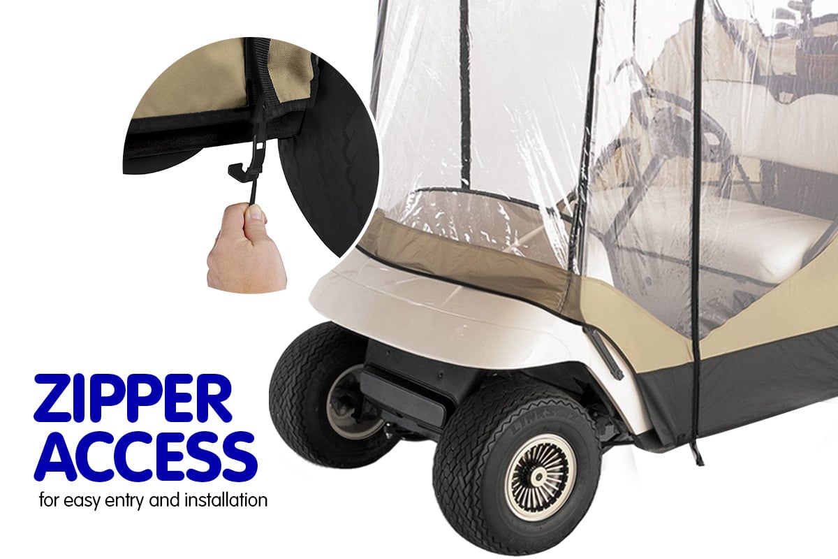 Samson 2 Seater Golf Cart Enclosure Waterproof Cover Buggy