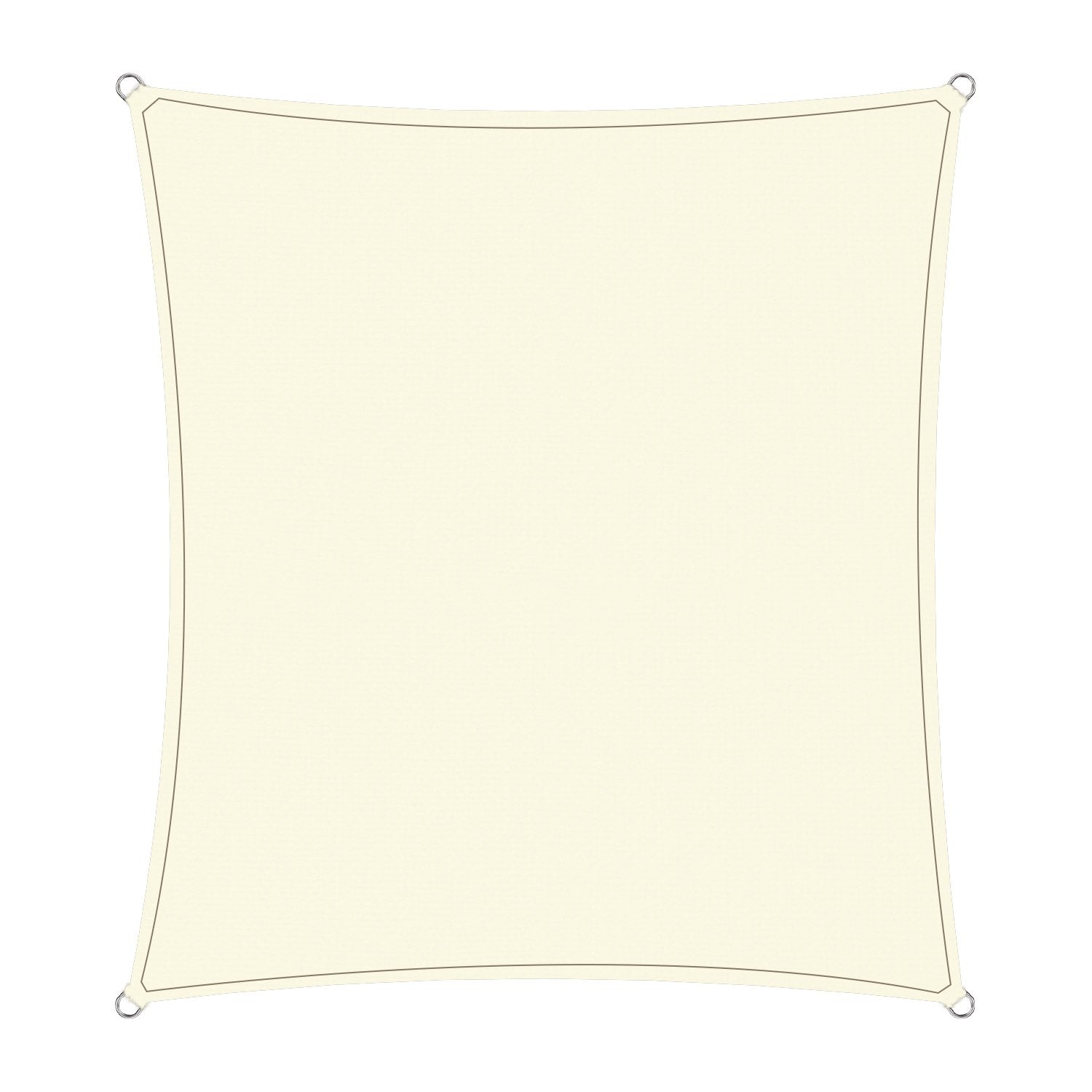 Wallaroo Waterproof Outdoor Shade Sail Canopy Sun Cloth Square 4x4M