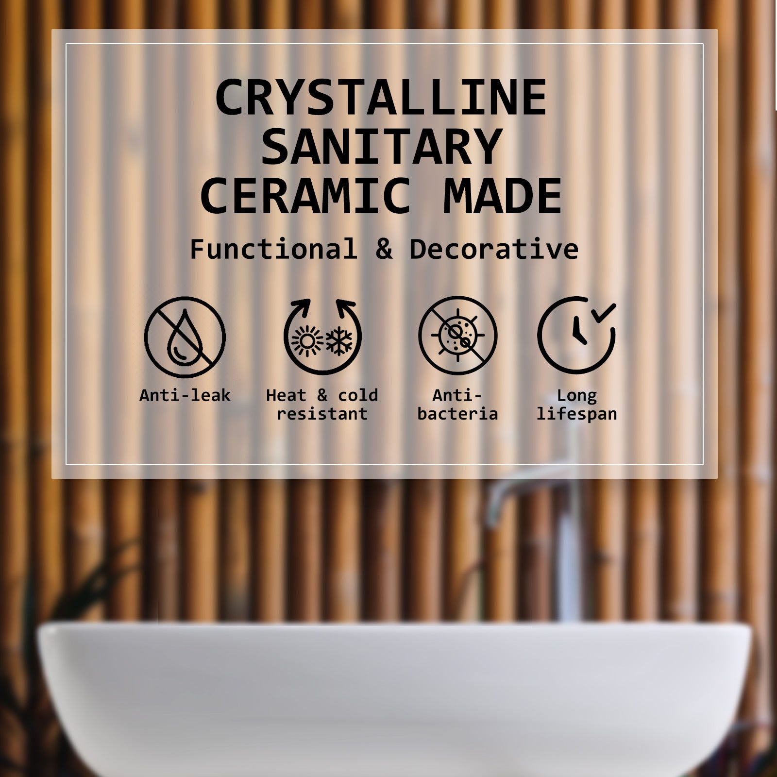 Muriel 60 x 38x 12cm White Ceramic Bathroom Basin Vanity Sink Above Counter Top Mount Bowl