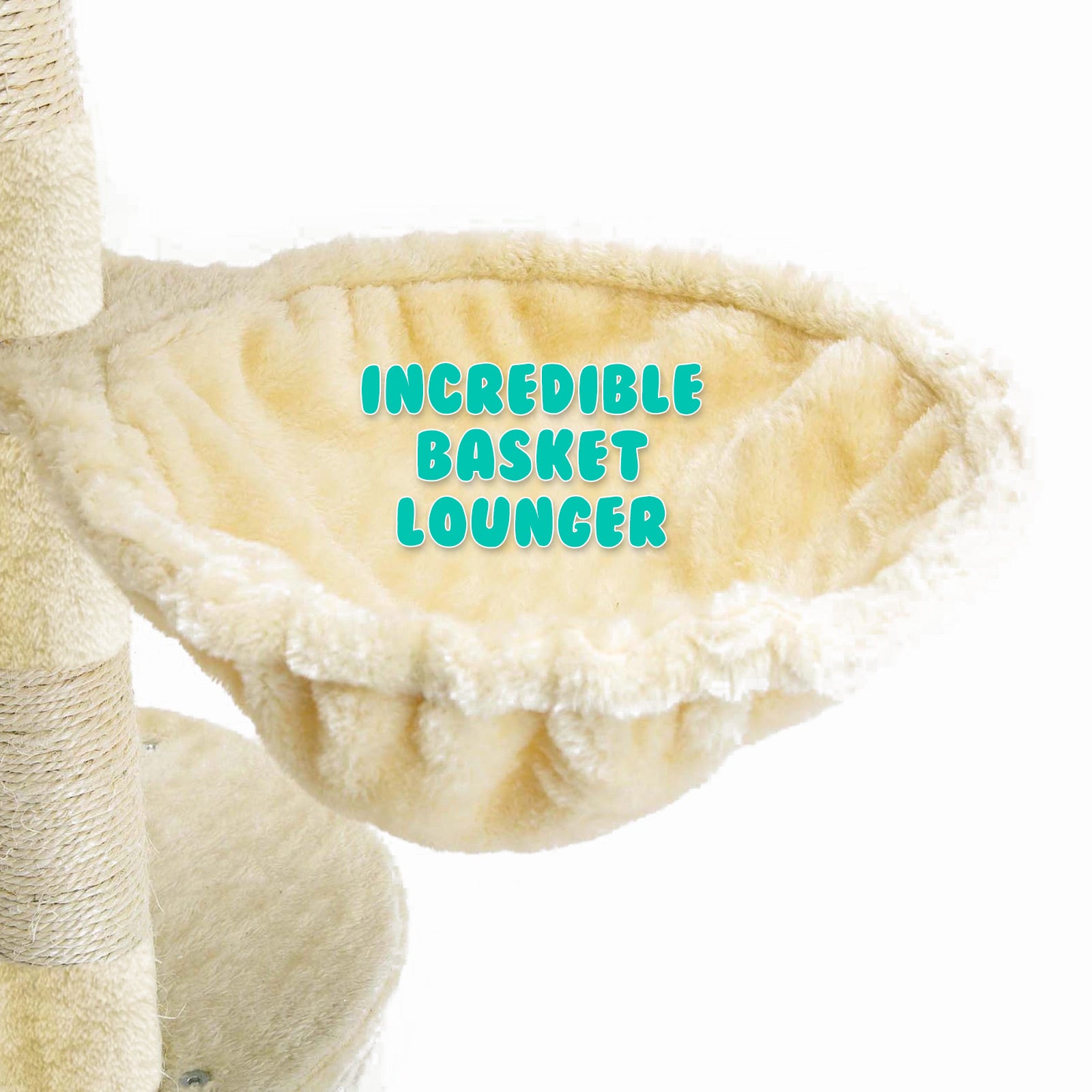 Paw Mate 262cm Beige Cat Tree Paradise Multi Level Scratcher