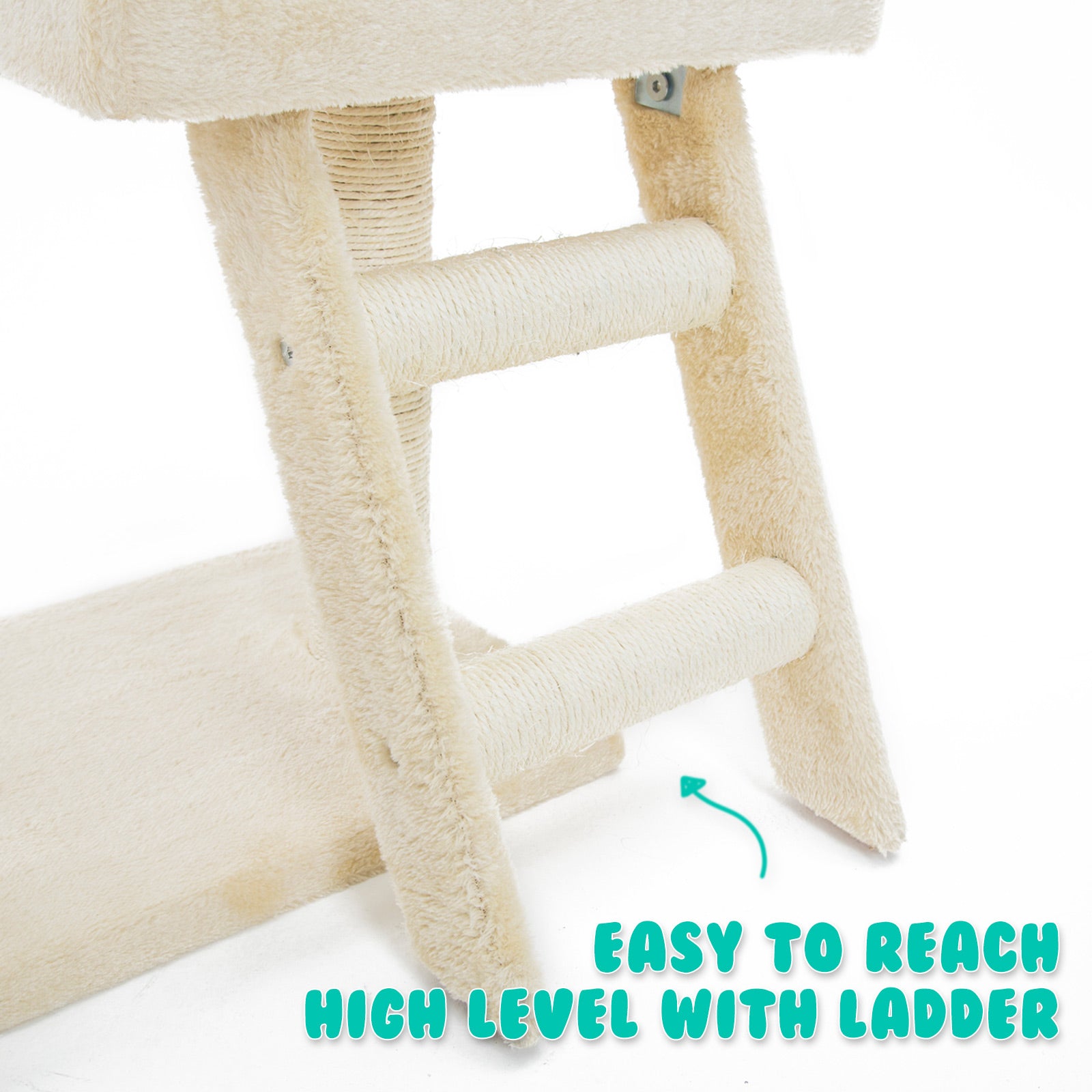 Paw Mate 100cm Beige Cat Tree Atacama Multi Level Scratcher