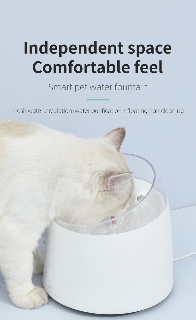 YES4PETS Electric Pet Dog Cat Water Fountain Automatic Self-Clean Water Fountain 1.5L