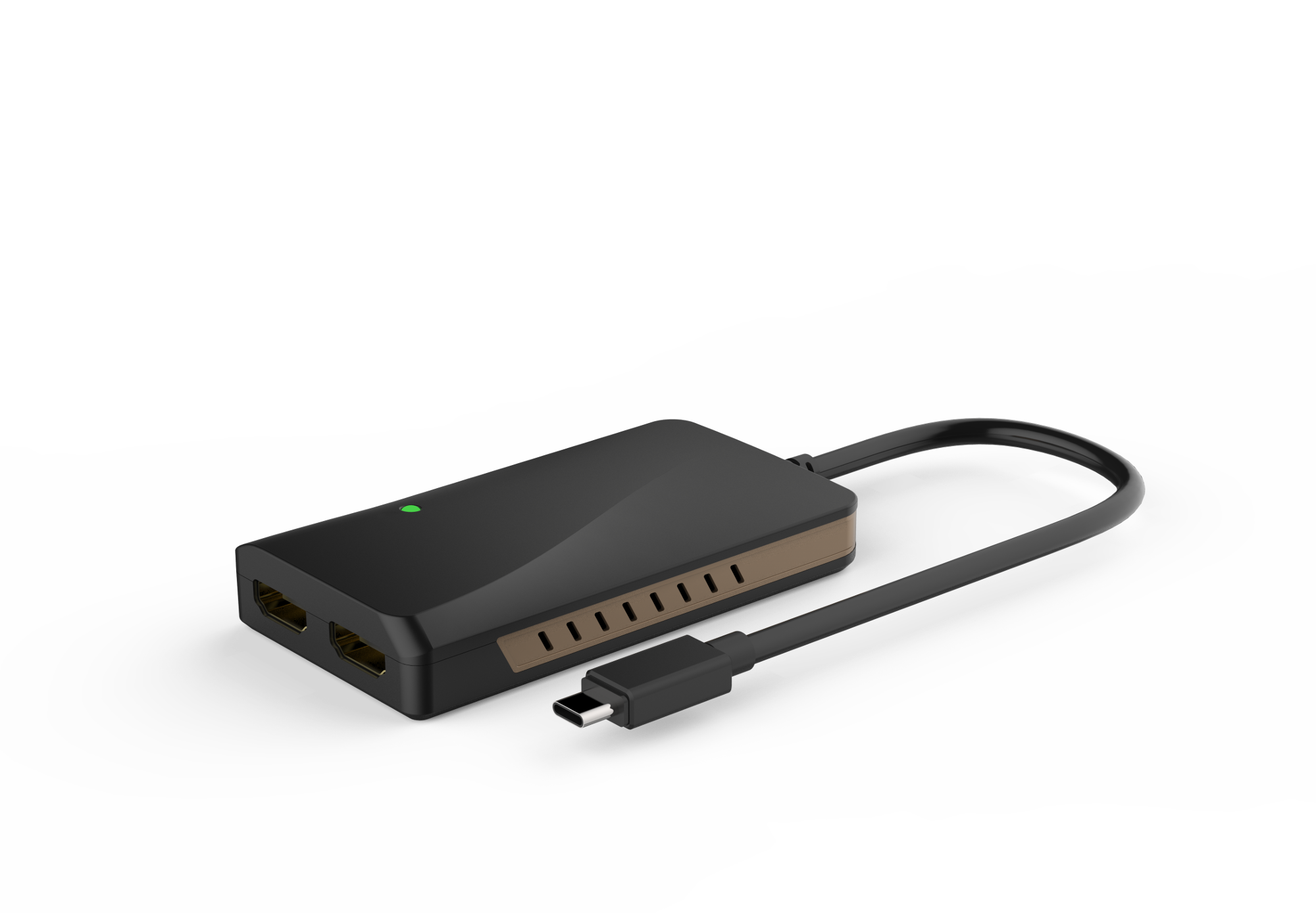 WINSTAR WS-UTA01H Thunderbolt 3 USB-C to dual 4K HDMI Adapter