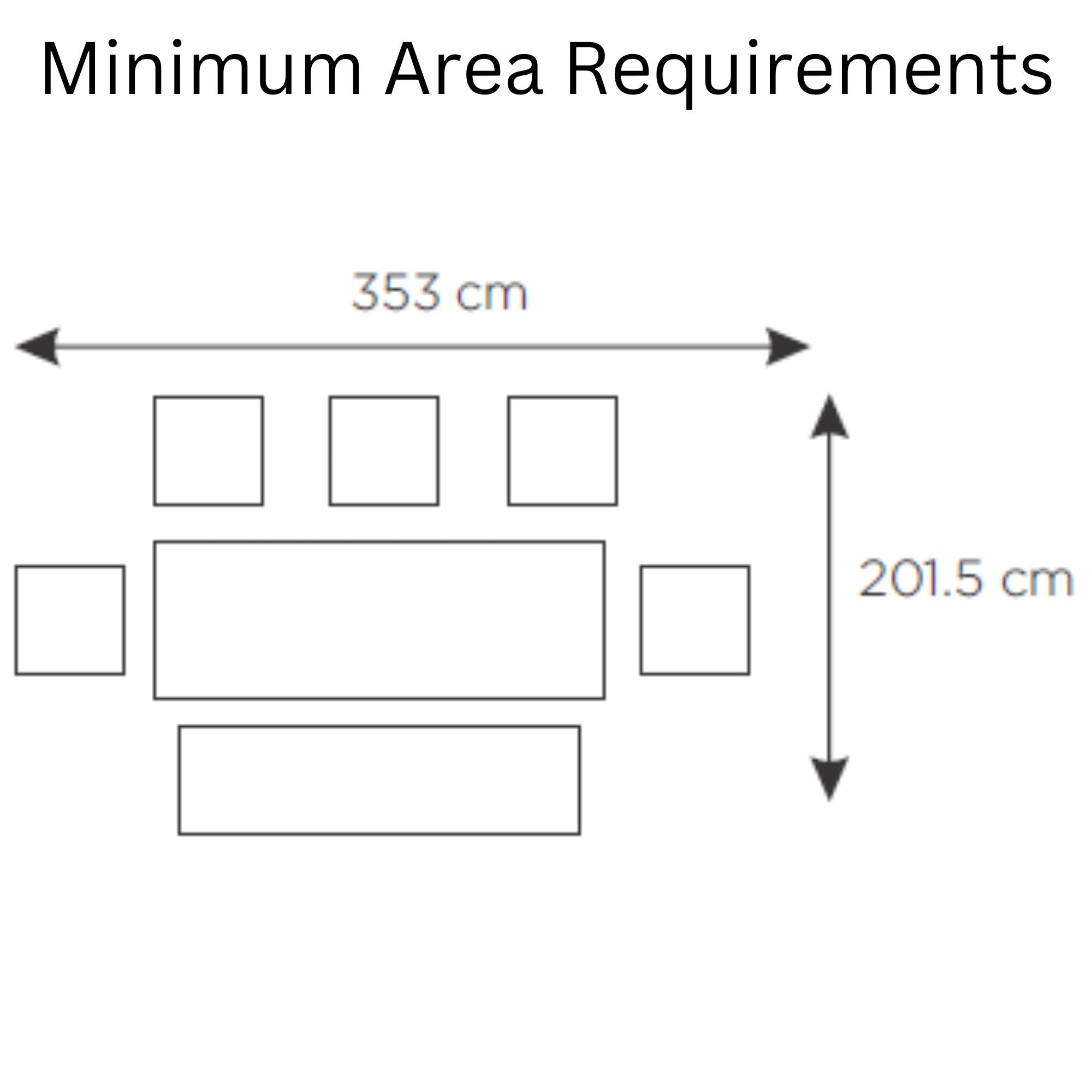 Florence 7pc Dining Table Set 230cm 5 Chair 1 Seat Bench French Provincial
