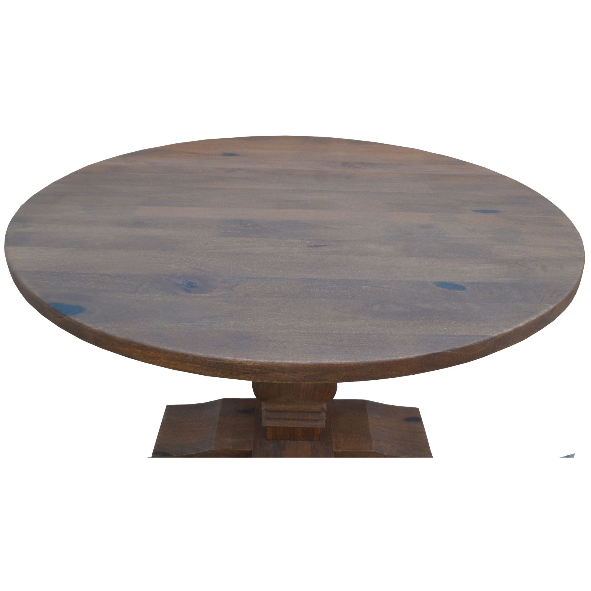 Florence Round Dining Table 135cm French Provincial Pedestal Solid Timber Wood