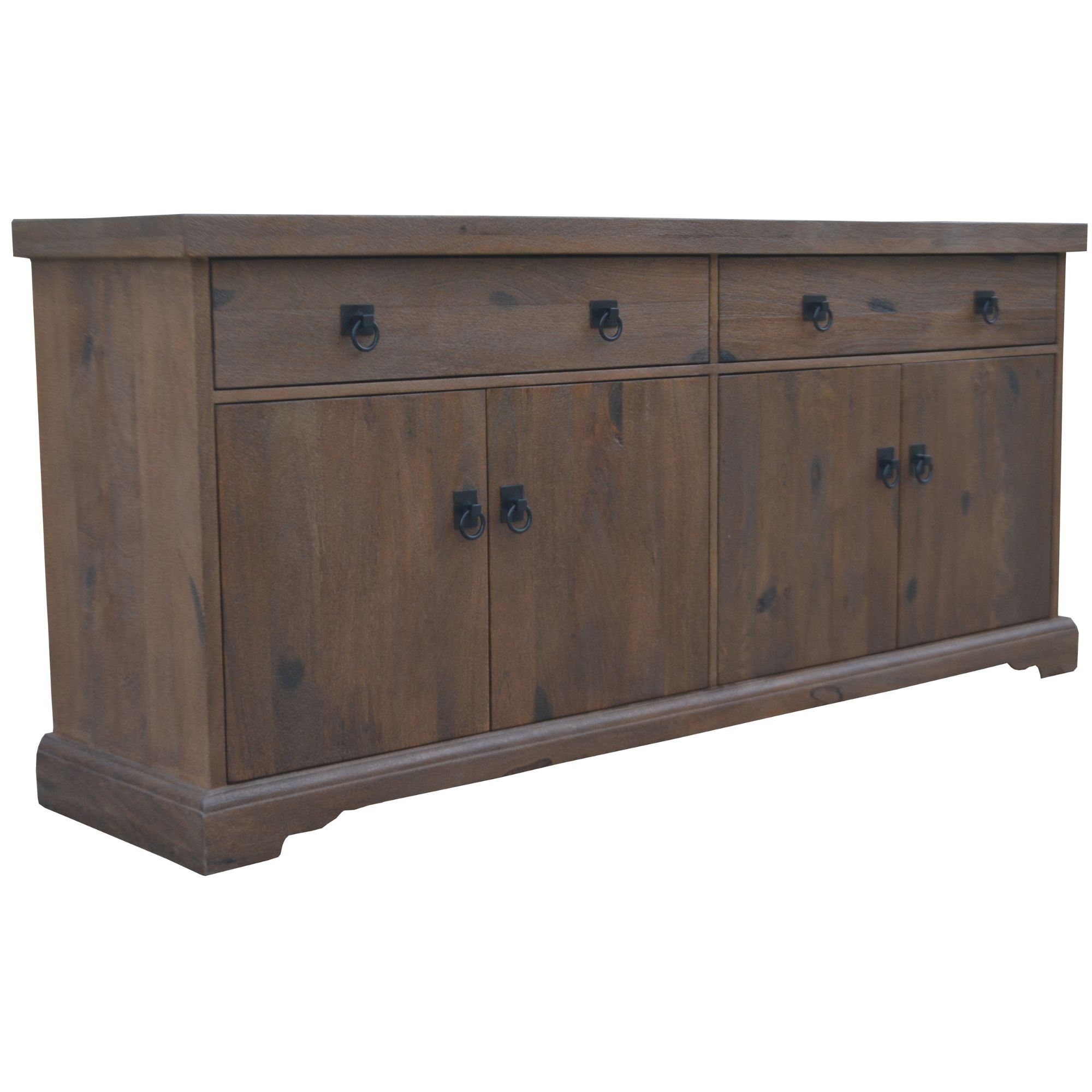 Florence Buffet Table 180cm 2 Door 4 Drawer Solid Mango Timber Wood