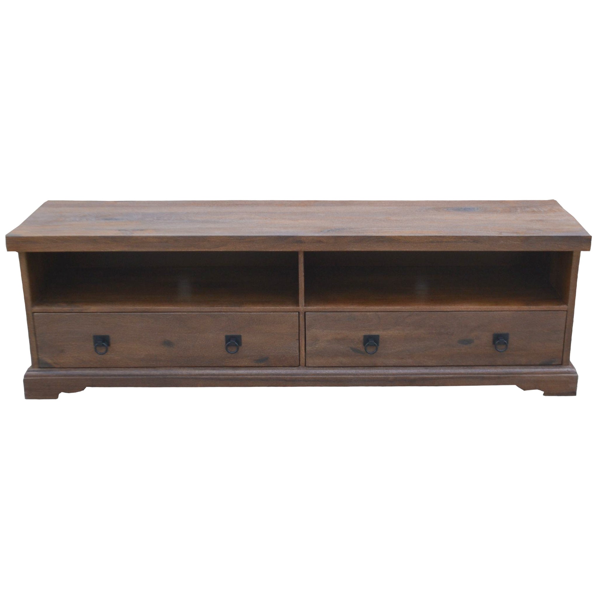 Florence ETU Entertainment TV Unit 180cm 2 Drawer Solid Mango Timber Wood