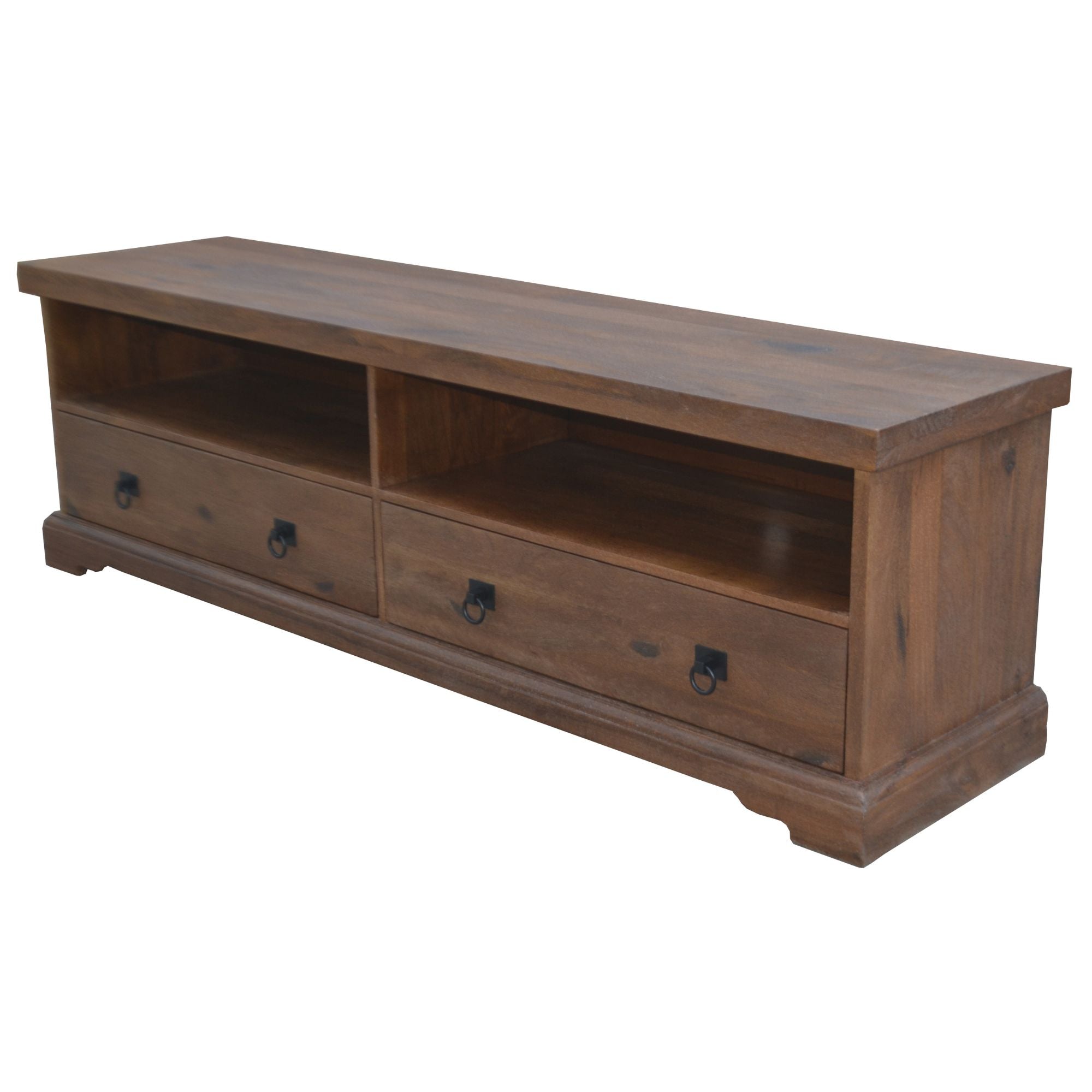 Florence ETU Entertainment TV Unit 180cm 2 Drawer Solid Mango Timber Wood