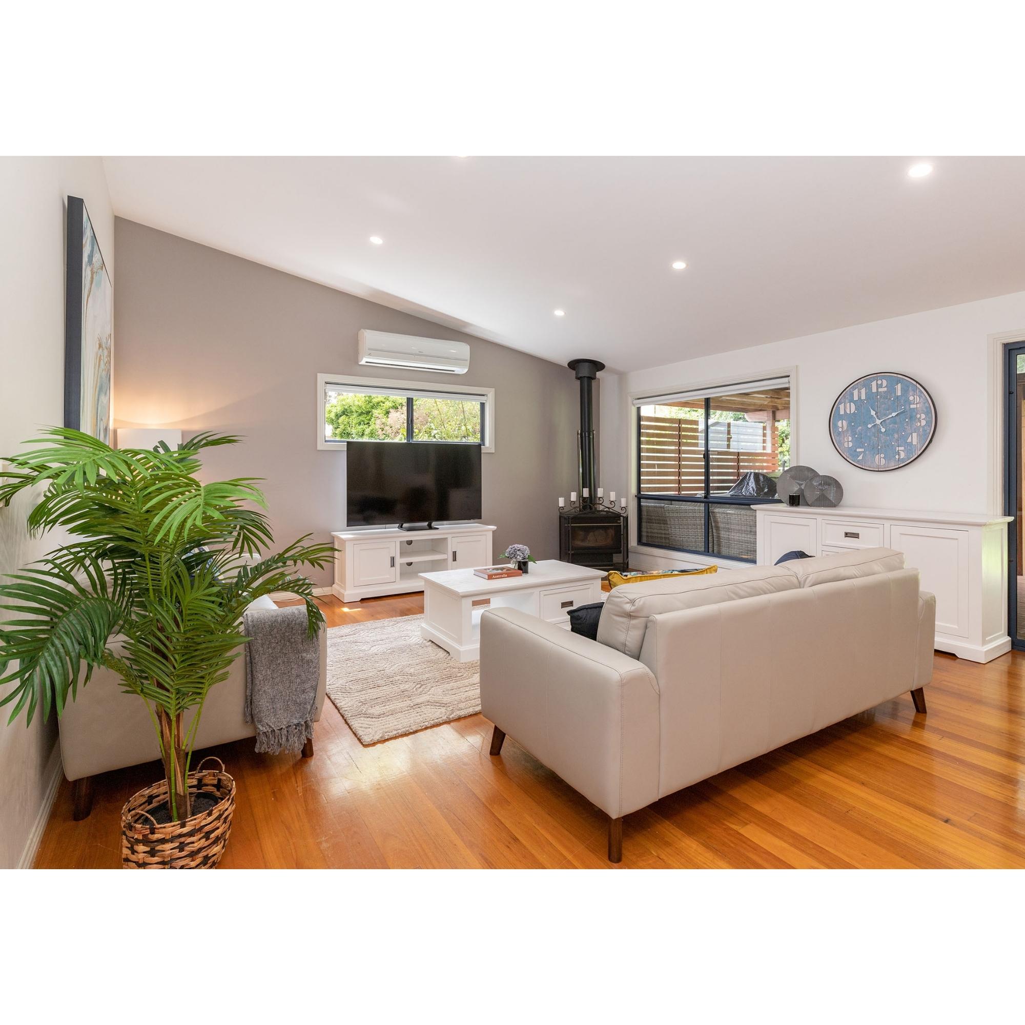 Downy Genuine Leather Sofa Set 3 + 2 Seater Upholstered Lounge Couch Tangerine