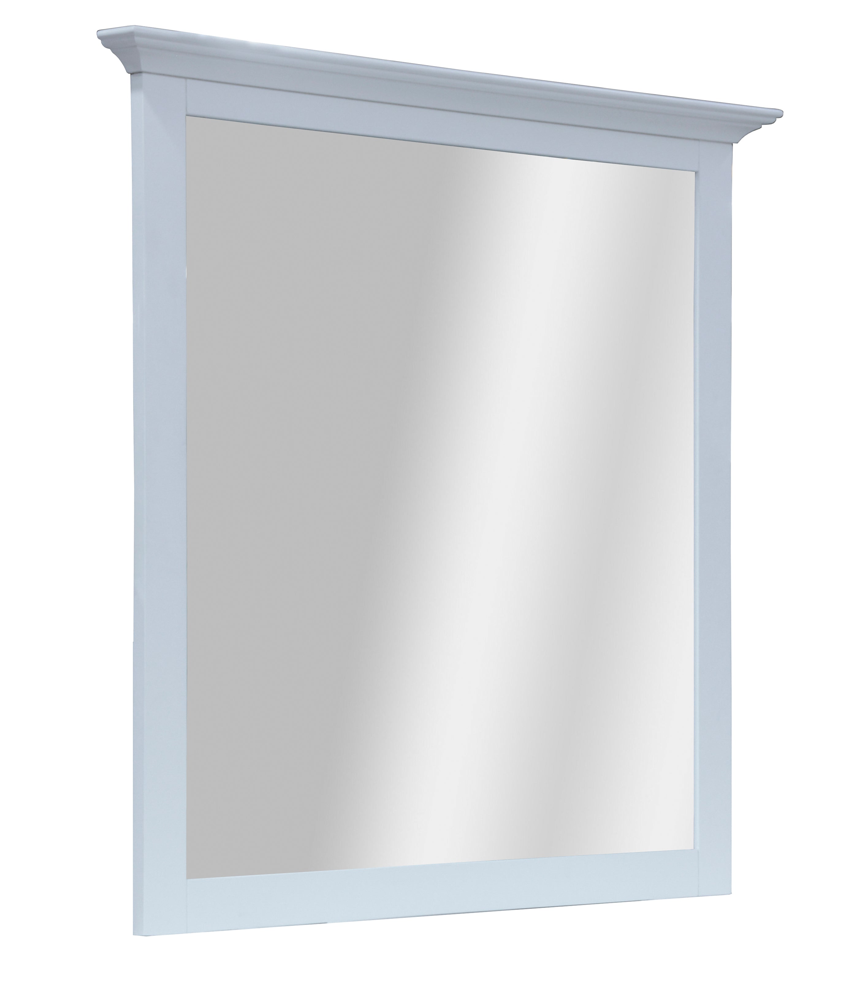 Beechworth Dresser Mirror Vanity Dressing Table Pine Wood Frame Hampton - White