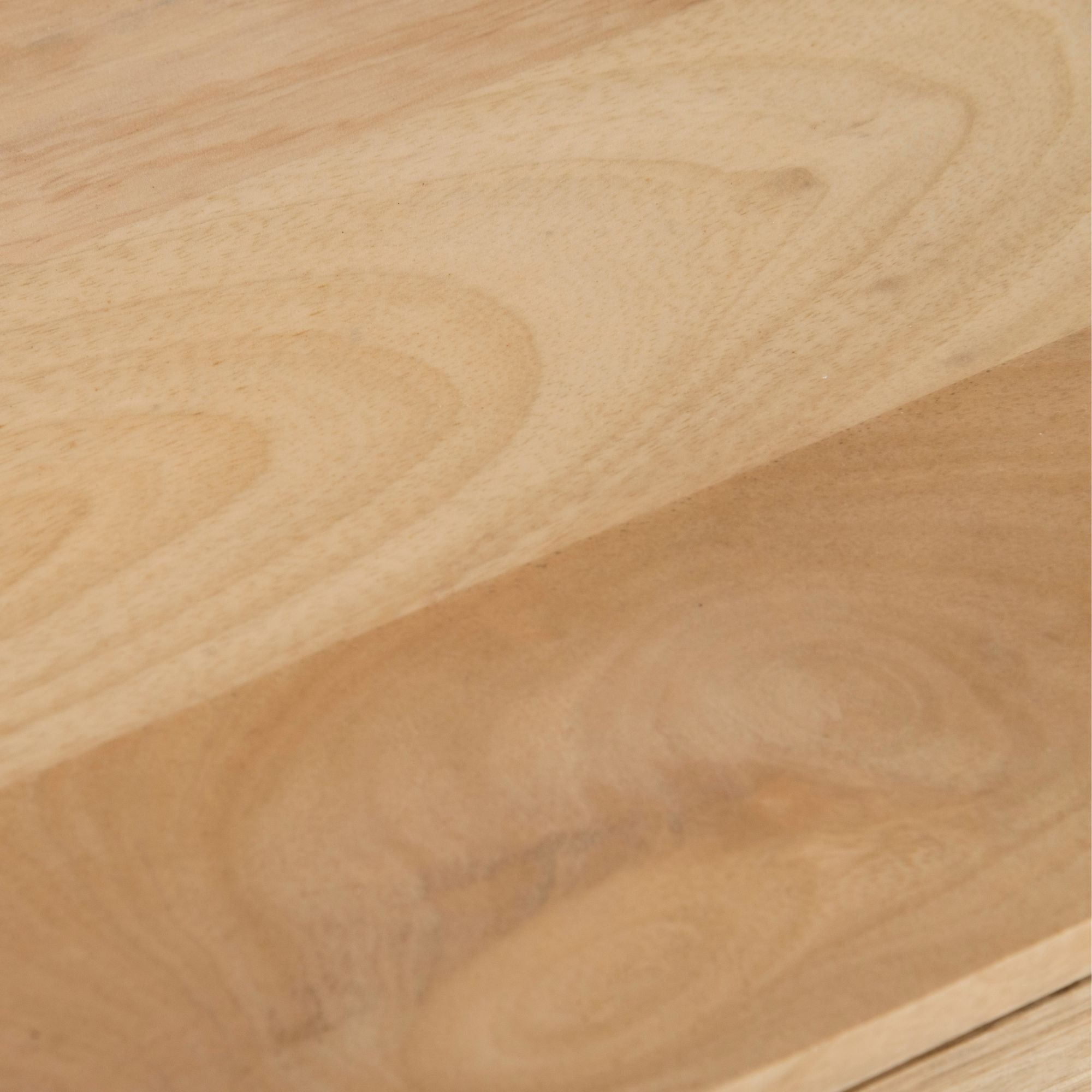 Olearia ETU Entertainment TV Unit 117cm Solid Mango Wood Rattan 2 Door Natural