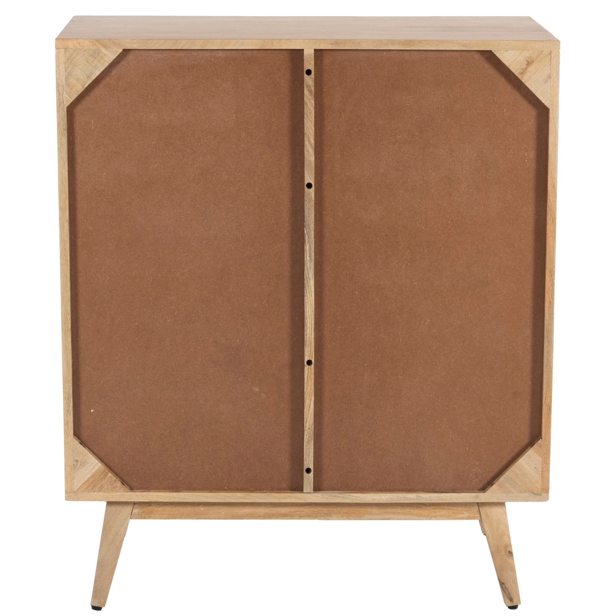 Olearia Storage Cabinet Buffet Chest of 4 Drawer Mango Wood Rattan Natural