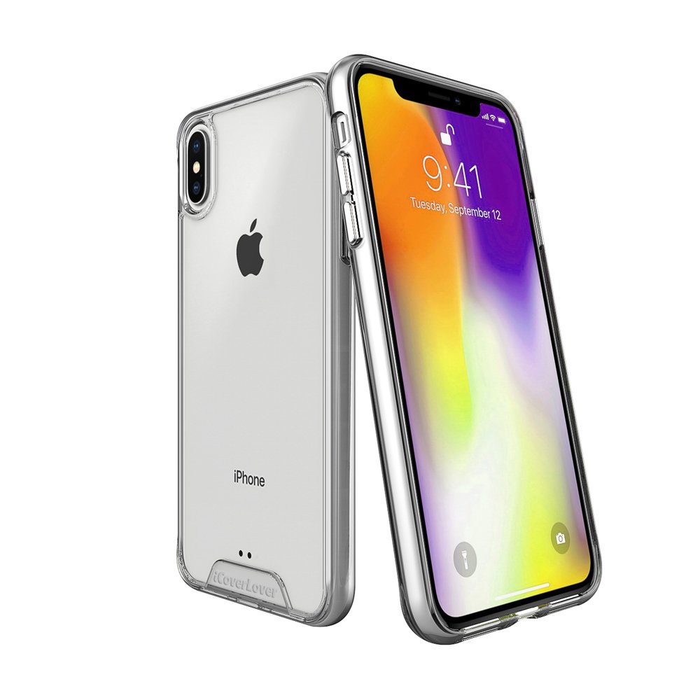For iPhone XS Max Case, iCoverLover Protective Thin Clear Cover Transparent