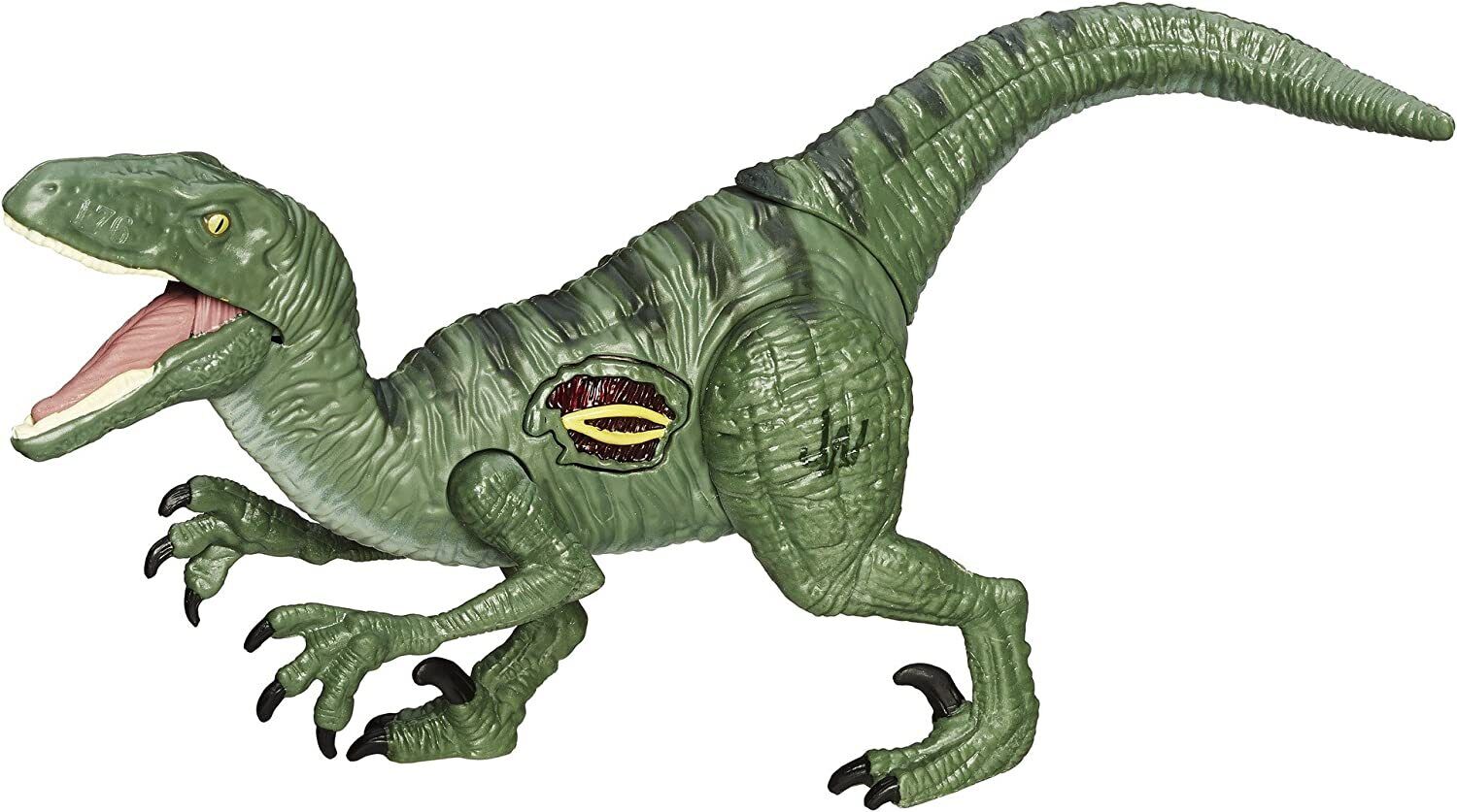 Hasbro Jurassic World Growler Velociraptor โCharlieโ With Sound and Lights 4+