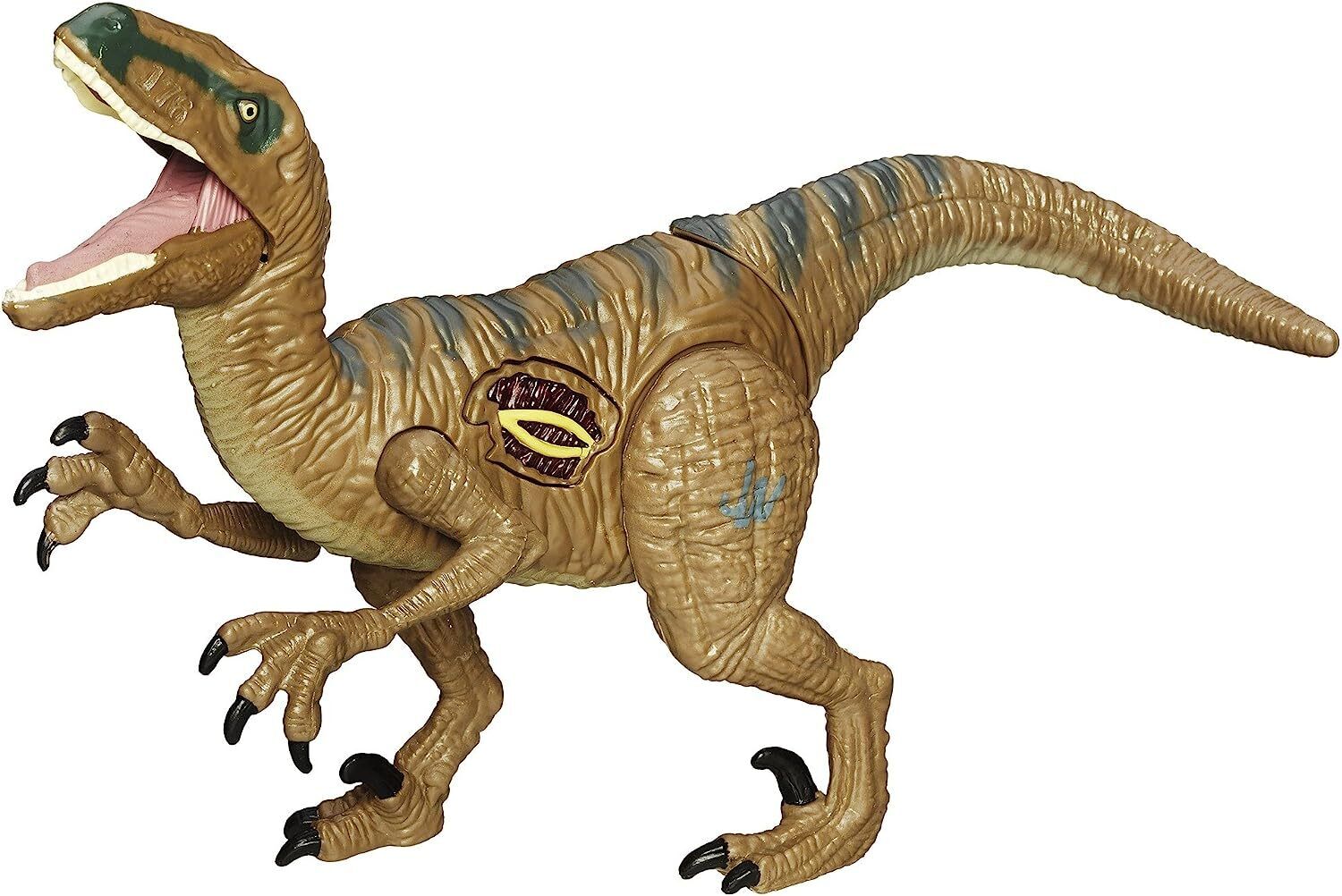 Hasbro Jurassic World Growler Velociraptor โDeltaโ with Lights and Sound 4+