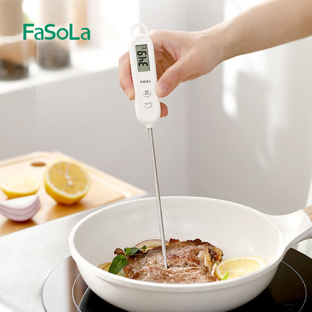 FASOLA Food Thermometer White -58°F~572°F
