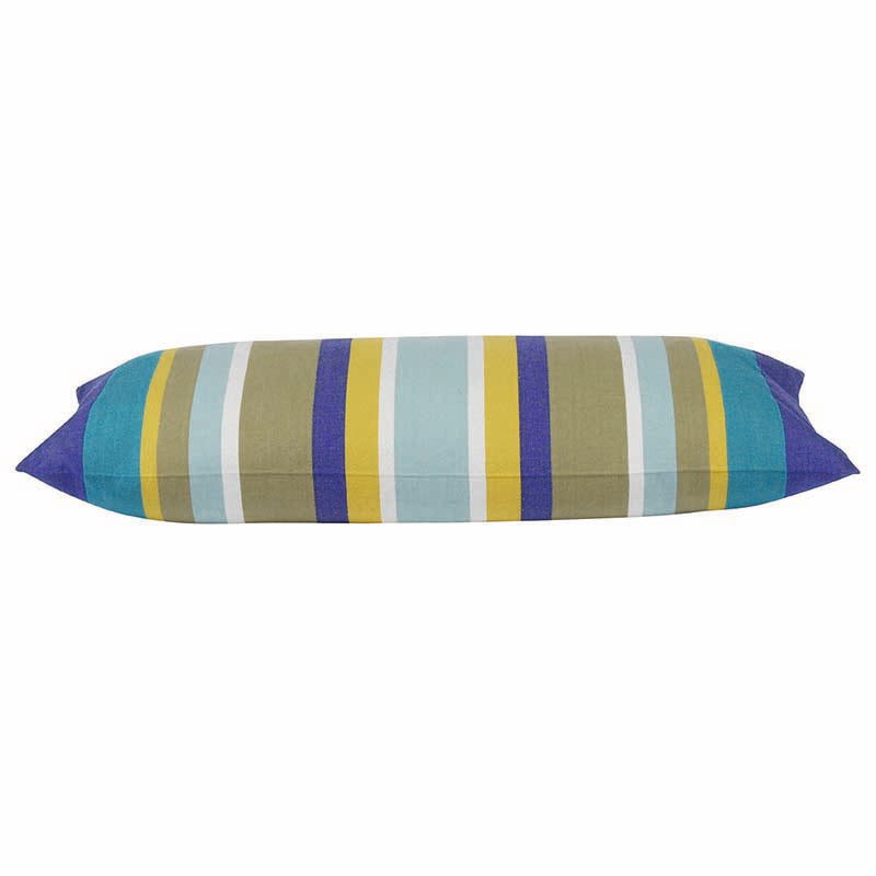 Corban Royal Rectangle 35x70cm Striped Multicoloured Cushion Cover