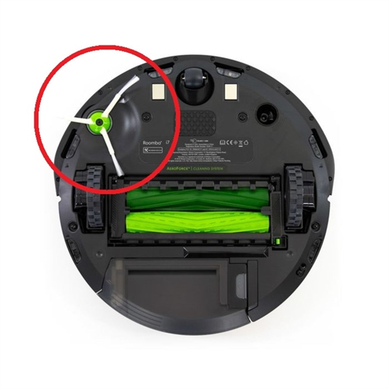 Side brush for iRobot Roomba I, E and J series (i3, i7, i8, E5, E6, E7, J7)