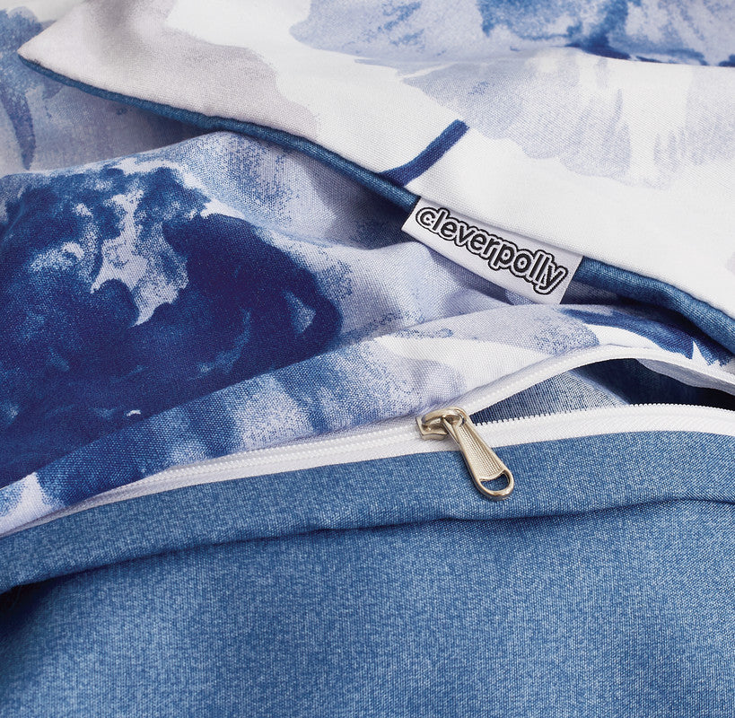 Microfiber Reversible Quilt Cover Set - Kylie - Super King Size