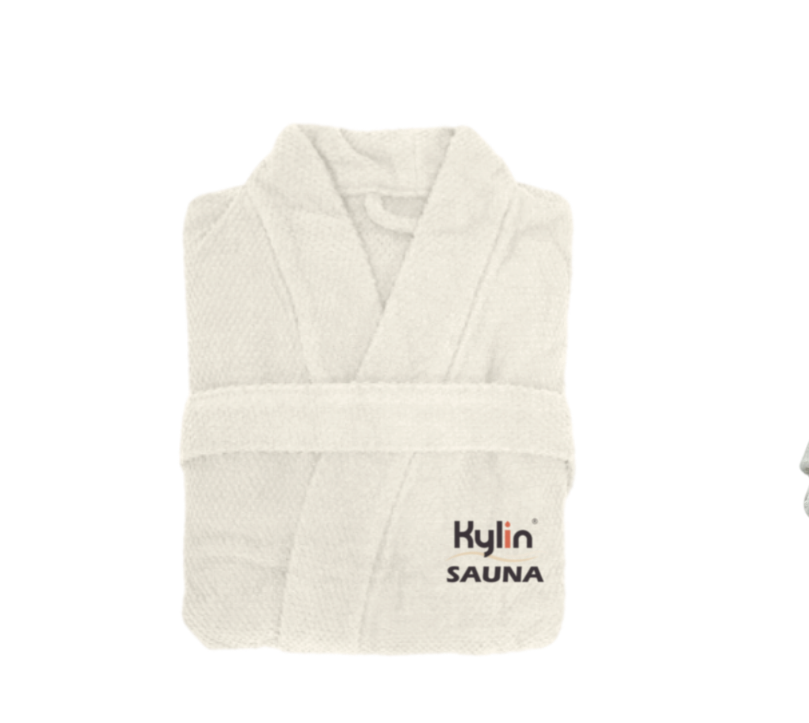 Kylin Luxury Cotton Shower Gown Bathrobe