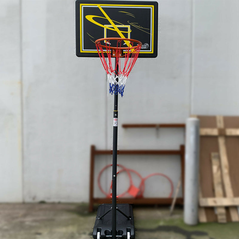 Dunk Master S018F Basketball Stand System Hoop Ring Height Adjustable 2.10M