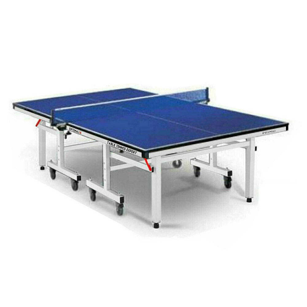 Primo Indoor Optimal 16 Table Tennis Ping Pong Table with Accessories Package - Free Accessories Package