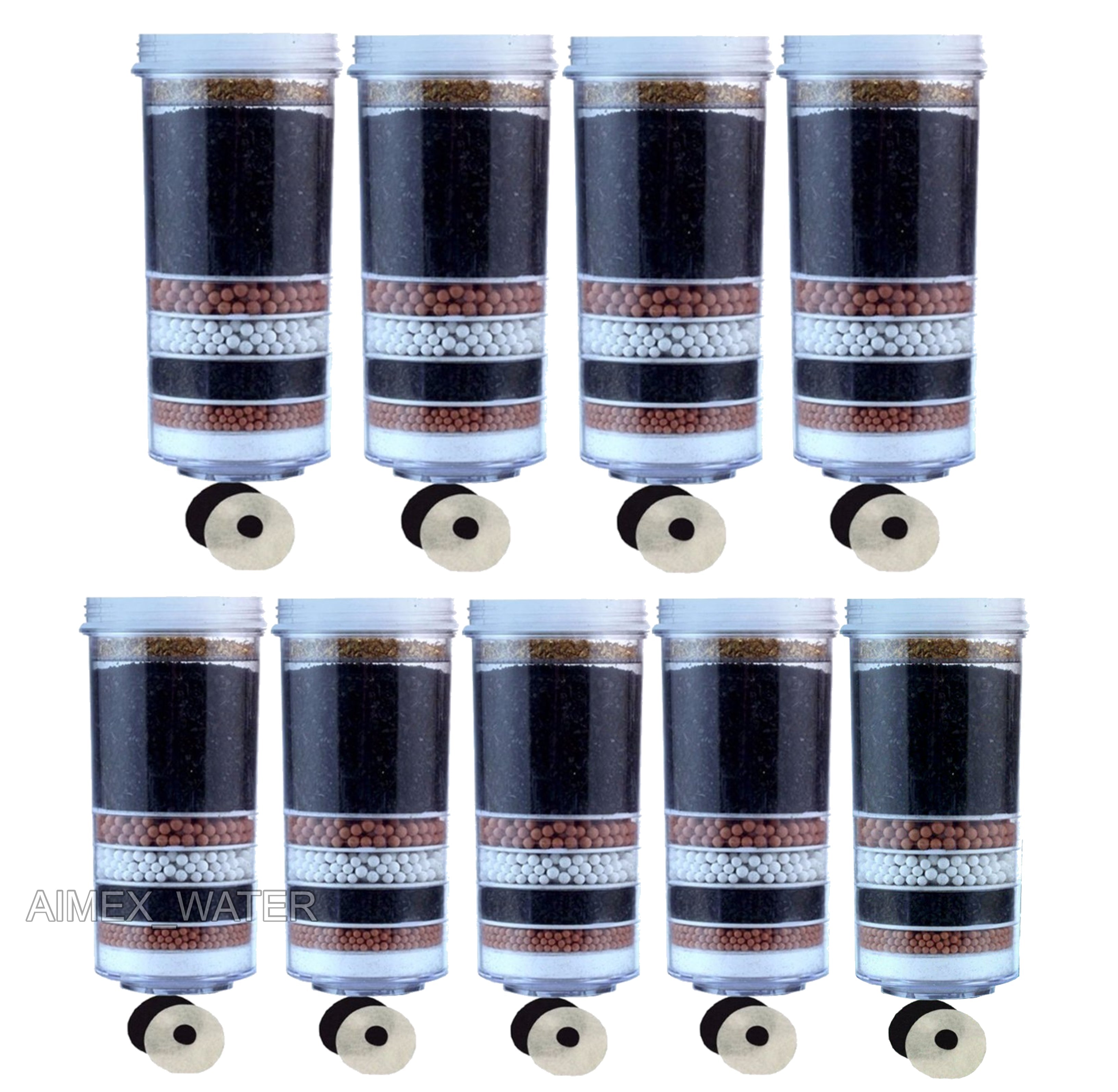 Aimex 8 Stage Water Filter Cartridges x 9