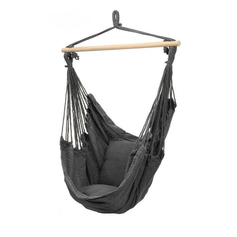 Portable Hanging Hammock Chair Swing Garden Outdoor Camping Soft Au New