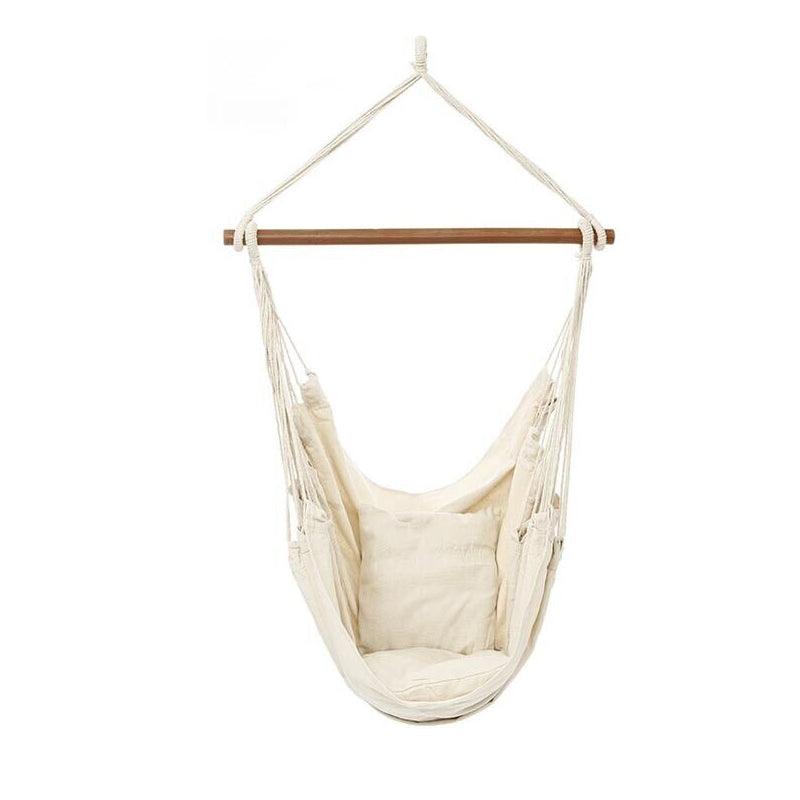 Portable Hanging Hammock Chair Swing Garden Outdoor Camping Soft Au New